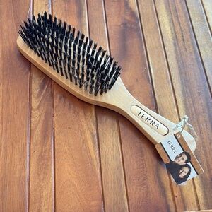 TERRA 100% Natural Wood Bristle Brush New Hair Styling Tool